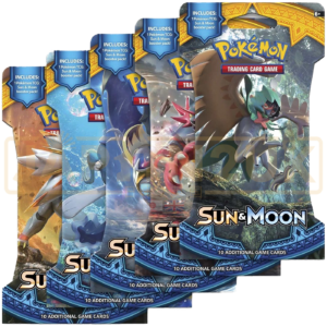 Pokemon Sun & Moon Base Set English Sleeved Booster Pack