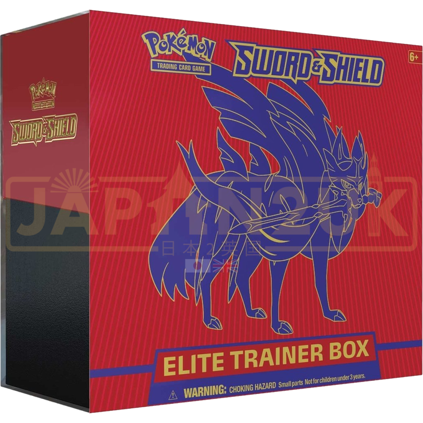 Pokemon Sword & Shield English Elite Trainer Box - Zacian