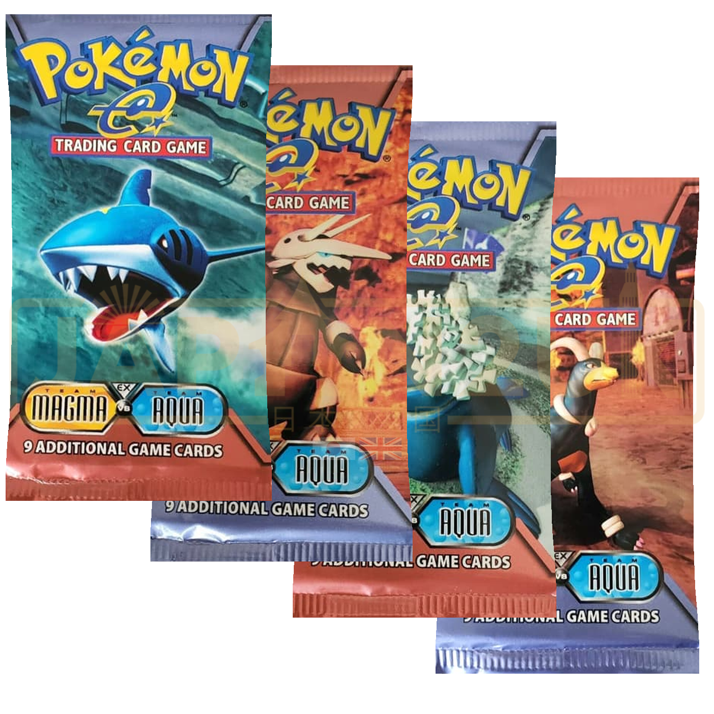 Pokemon Team Magma Team Aqua English Booster Pack