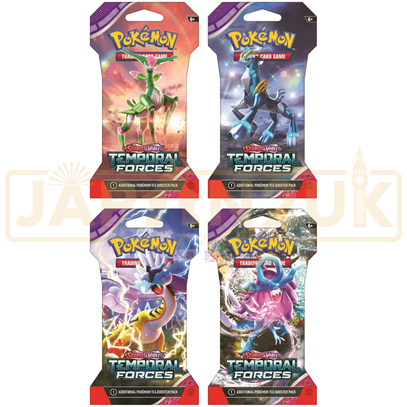 Pokemon Temporal Forces English Sleeved Booster Pack